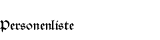 Personenliste